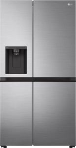LG Amerikaanse koelkast NoFrost 635 liter inhoud water- en ijsdispenser via waterreservoir RVS GSLV51PZXE