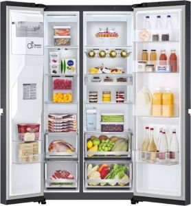 LG GSLV91MCAD Amerikaanse koelkast met Doorcooling+™ 635L inhoud Water- en ijsdispenser met UVnano™ Total No Frost Inverter Linear Compressor
