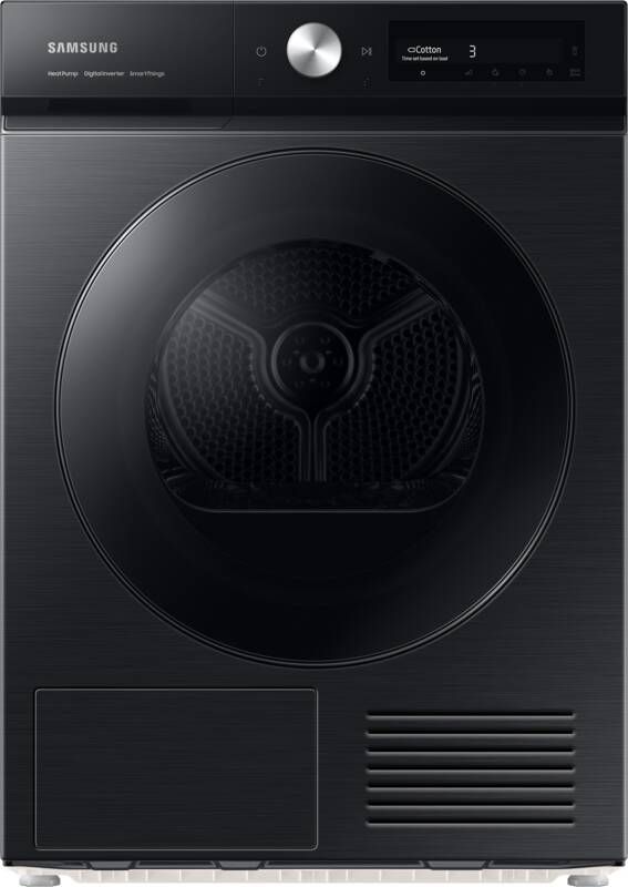 Samsung DV90BB7445GB wasdroger Vrijstaand Voorbelading 9 kg A+++ Zwart