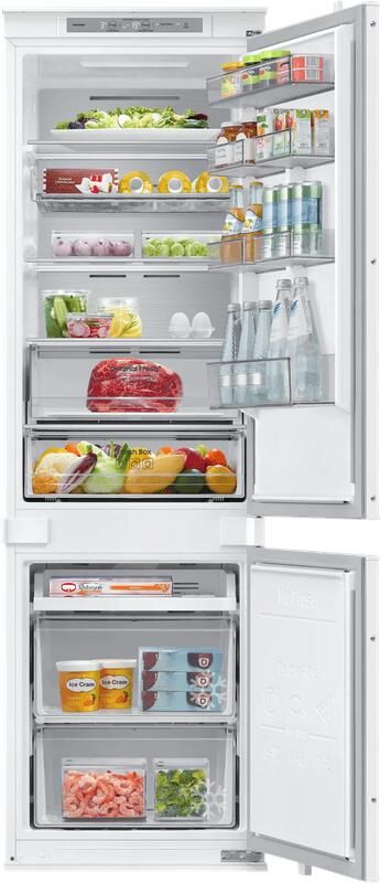 Samsung 178cm Inbouw Koel-vriescombinatie (264L) Sleepdeur D-Energielabel Rack&Shelf Metal Cooling