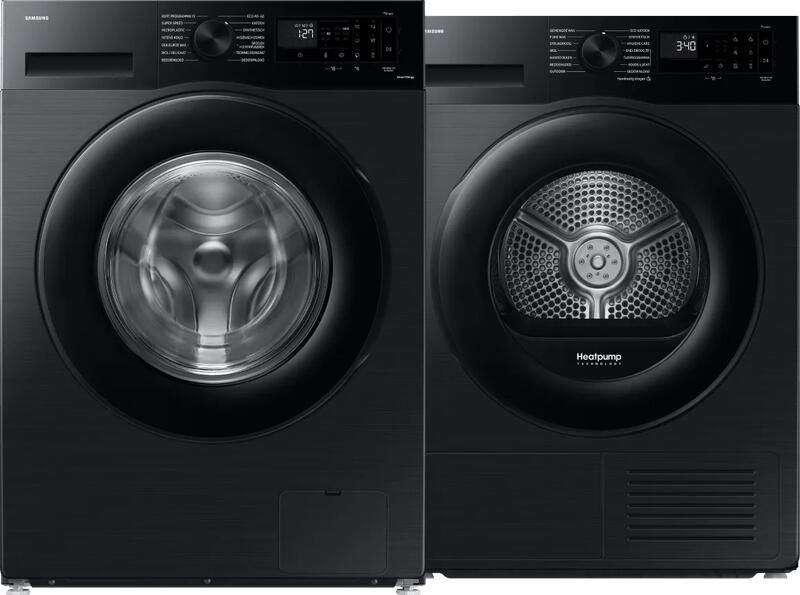 Samsung WW11DG5B25AB + DV90DG52A0ABEN vrijstaande wasmachine voorlader