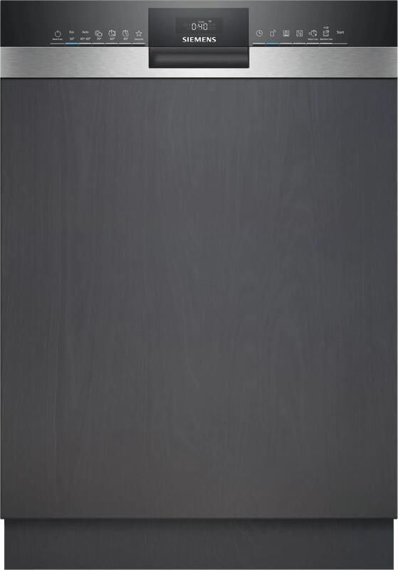 Siemens SN53ES22AE iQ300 -Vaatwaaser- Semi-geïntegreerde vaatwasser 60 cm Energielabel A varioSpeed ​​Plus: Tot drie keer sneller afwassen droog Home Connect