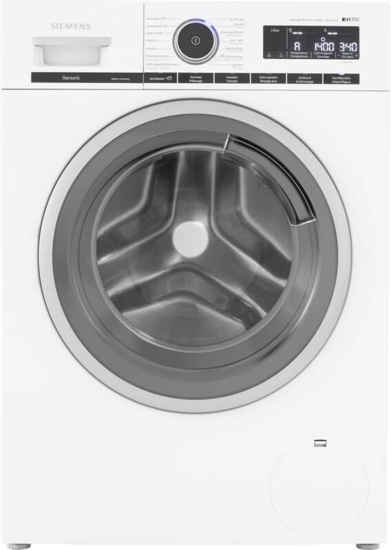 Siemens WM14VK0CFG intelligentDosing vrijstaande wasmachine voorlader