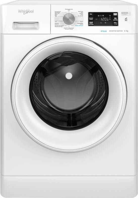 Whirlpool FFB 9458 WV BE vrijstaande wasmachine voorlader