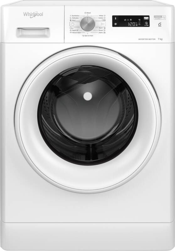 Whirlpool FFS 7458 W EE vrijstaande wasmachine voorlader