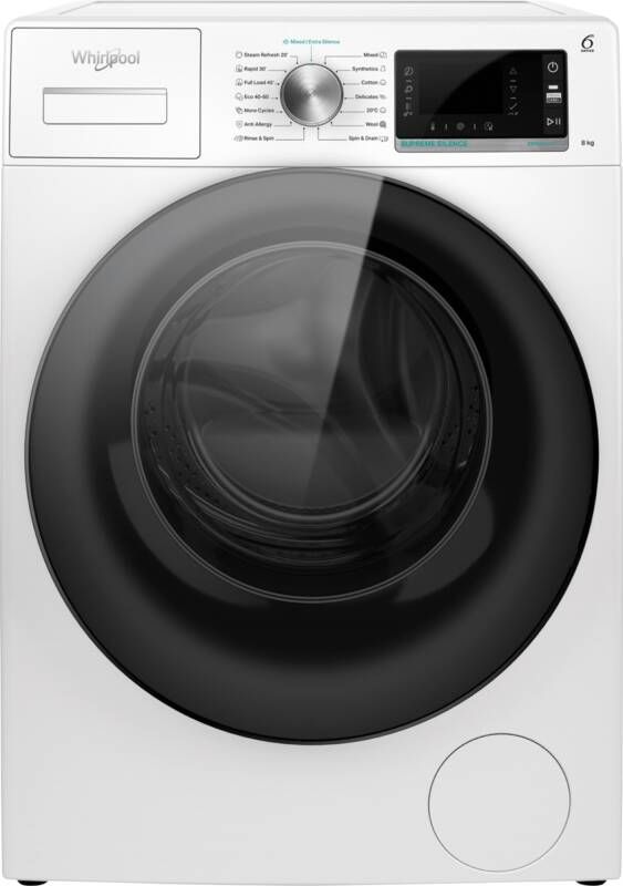 Whirlpool W6X W845WB EE vrijstaande wasmachine voorlader
