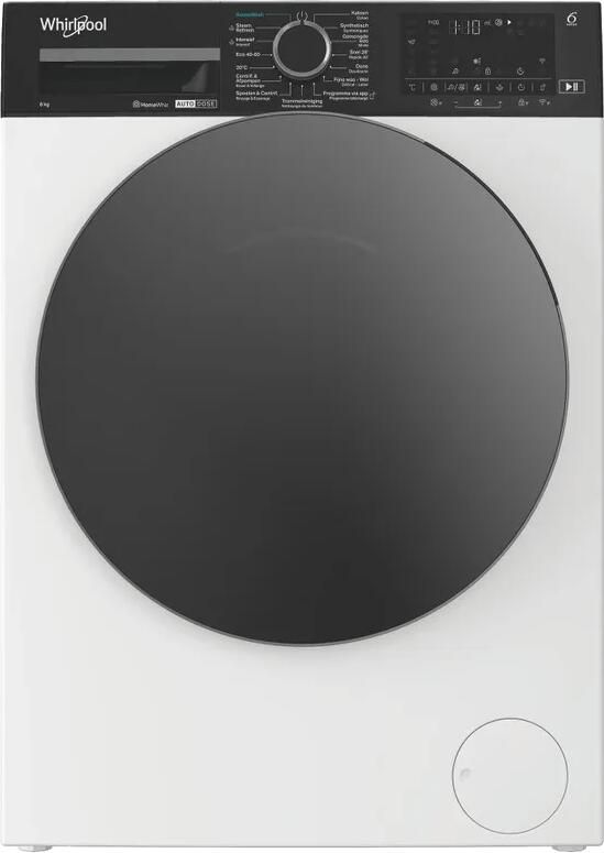 Whirlpool WPM 89W ADS BE AutoDose vrijstaande wasmachine voorlader