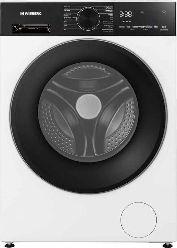 Wisberg WBWM3A5W9NB SwiftWash & CreaseControl Wasmachine Energieklasse A-50% 9 kg 1400 toeren Stoomfunctie