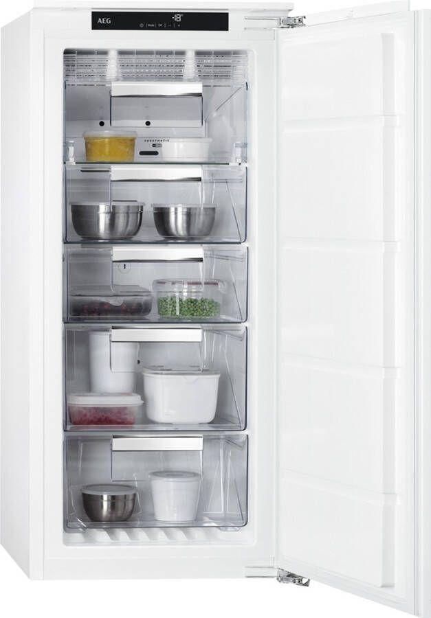 AEG NoFrost Vrieskast inbouw 122.5 cm ABE812E6NF
