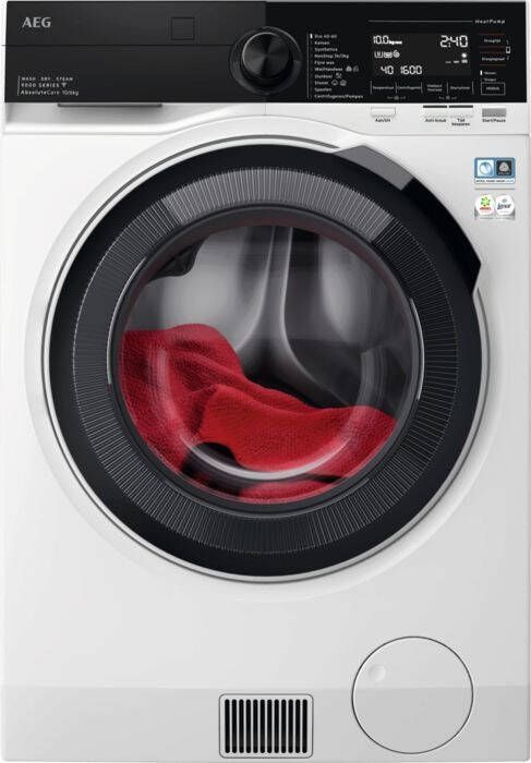 AEG 9000 AbsoluteCare Warmtepomp Was-droogcombinatie 10 kg LWR9706C8