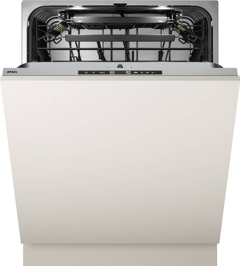 ATAG DW7214MT Inbouw Volledig geïntegreerd Nishoogte 82 88 cm volledig geïntegreerde inbouw vaatwasser