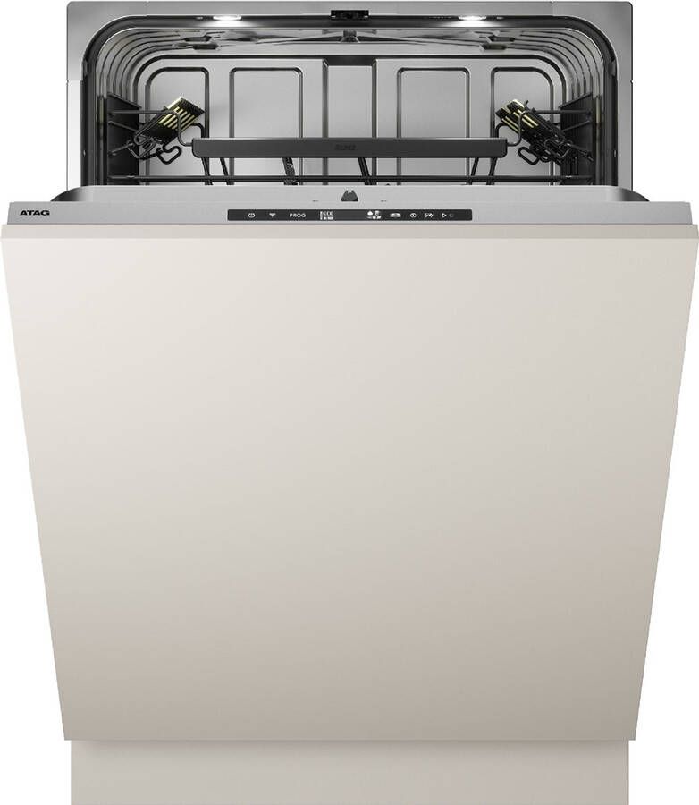 ATAG 15 couverts 9 programma s 40 dB LCD display Aqua safe systeem 1900 W B