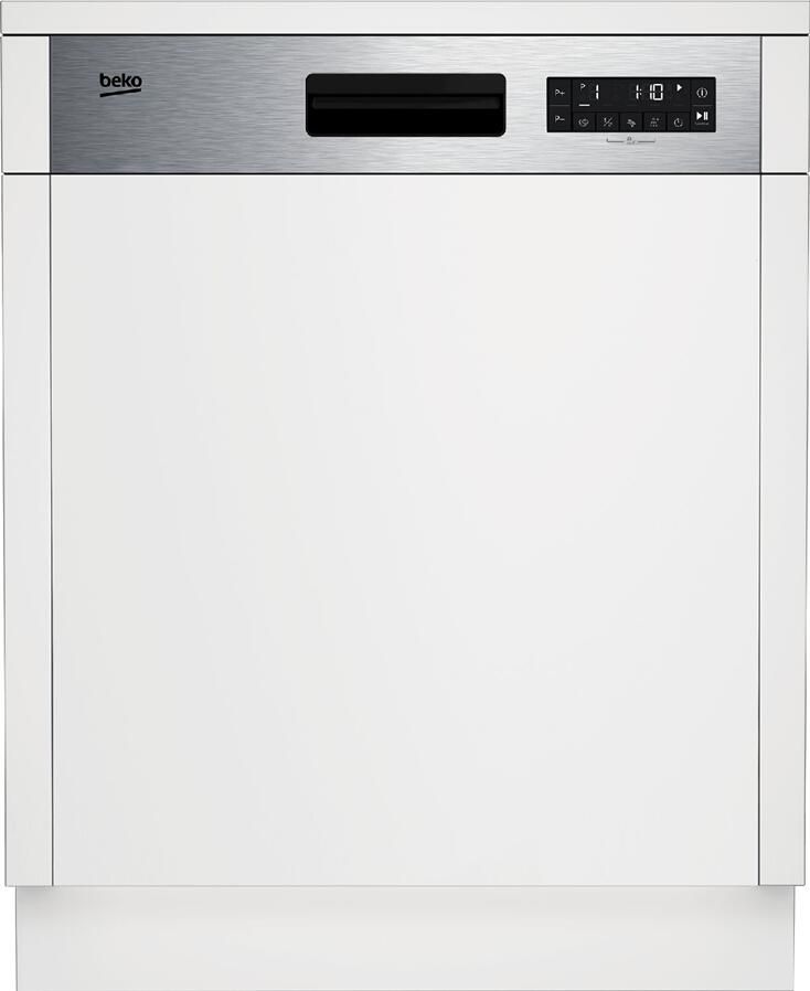 Beko BDSN26430X Half Geïntegreerde Inbouw Vaatwasser