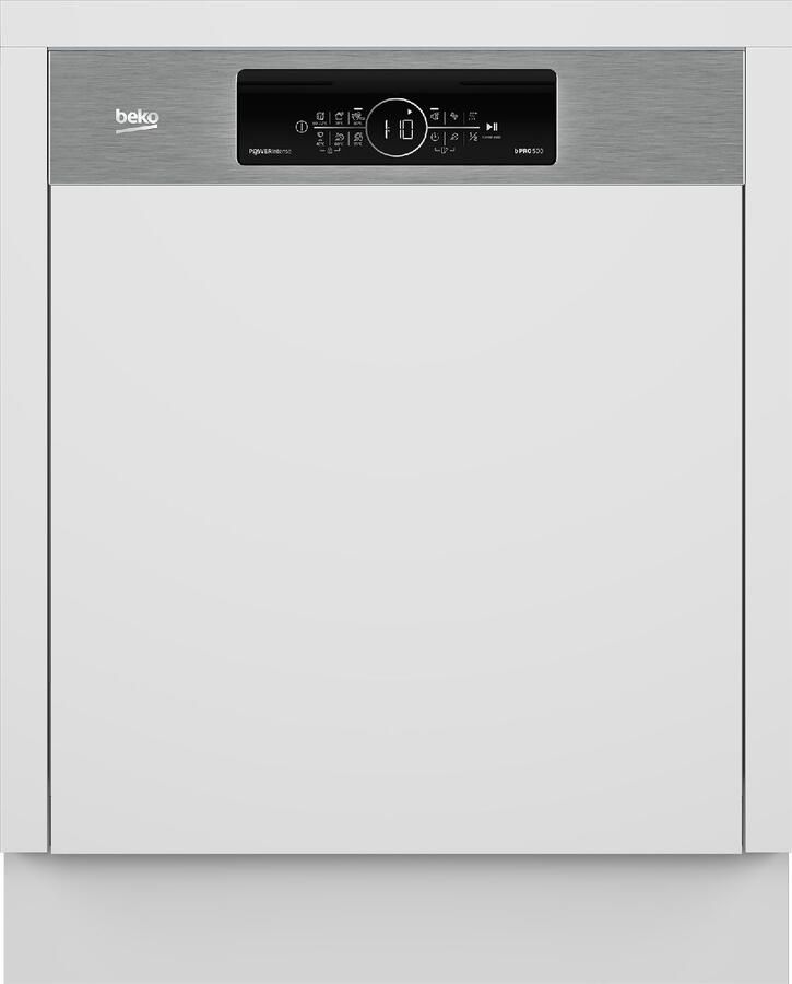Beko BDSN36540XP PowerIntense Geïntegreerde vaatwasser