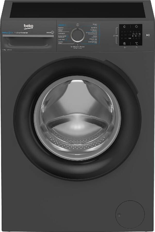 Beko BM3WFT3841A EnergySpin vrijstaande wasmachine voorlader