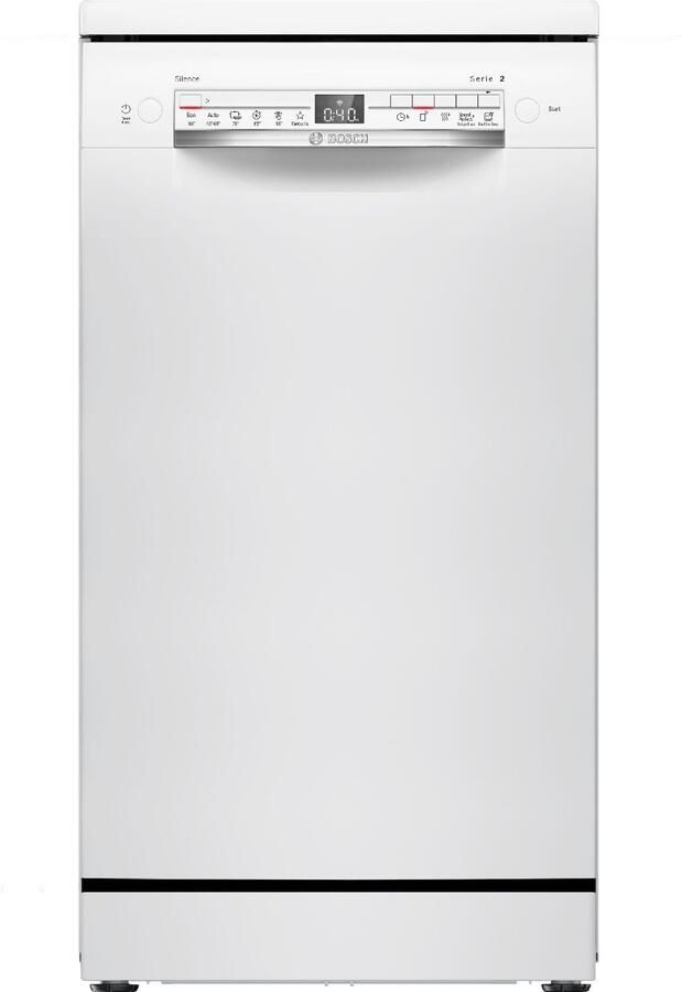 Bosch Serie 2 SPS2HKW55E – Vrijstaande vaatwasser 45 cm – Wit – Home Connect