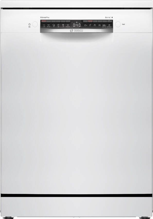 Bosch SMS4EVW00E Serie 4 Vrijstaande vaatwasser 60 cm Wit Energielabel C Home Connect