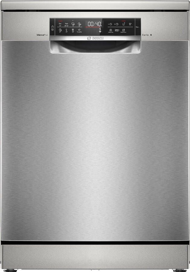 Bosch SMS6ECI12E Serie 6 Vaatwasser Vrijstaande vaatwasser 60 cm Energielabel A Home Connect VarioLade: een lade voor bestek klein kookgerei en zelfs kleine kopje Zeer stil