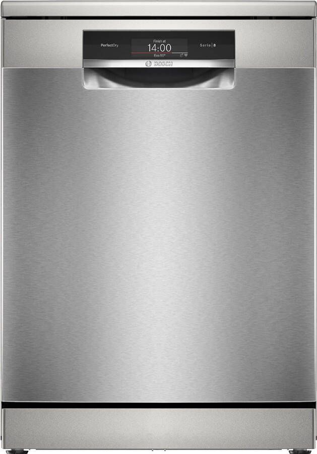 Bosch SMS8TCI04E Serie 8 Vrijstaande vaatwasser 60 cm Geborsteld staal Energielabel A Home Connect