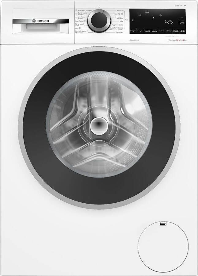 Bosch WNG24406NL Serie 6 Was-droogcombinatie Extra stil 9 6 kg 1400 rpm Energielabel A Iron Assist