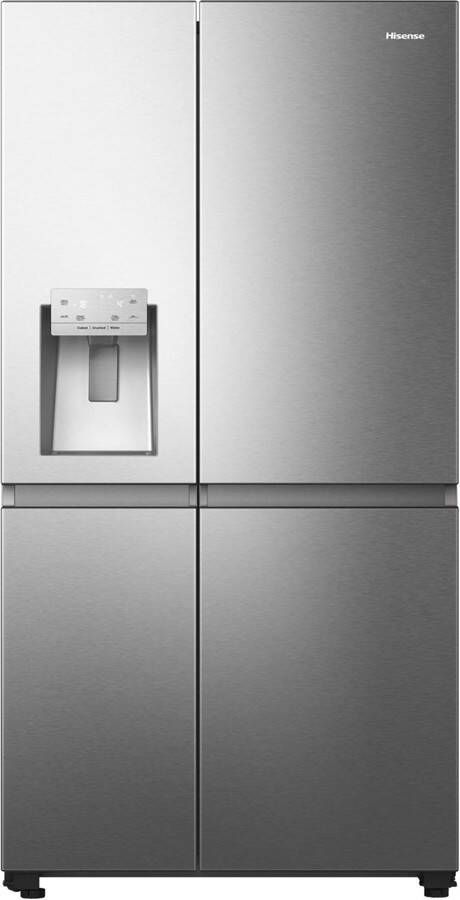 Hisense RS818N4TIC Amerikaanse koelkast Energielabel C Water- & ijsdispenser Metal Cooling No Frost RVS Multi-Air Flow Fast Freeze 35dB (A) Inverter Compressor 632 Liter - Foto 2