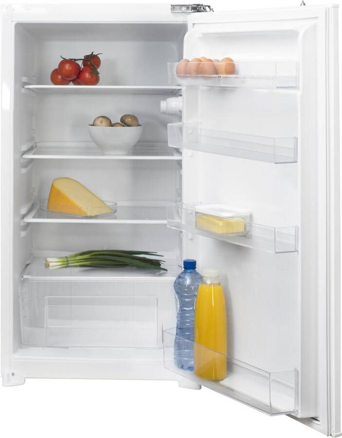 Inventum IKK1021D Inbouw koelkast Nis 102 cm 160 liter 4 plateaus Deur op deur Wit