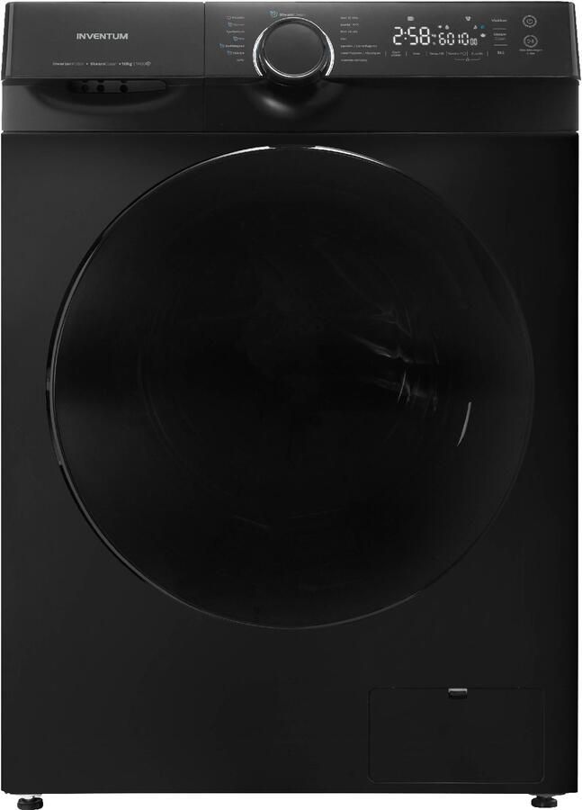 Inventum VWM1010B Wasmachine 10kg 14 programma's 1400 toeren Energieklasse A-30% Steam Clean Stil: 72 dB Zwart
