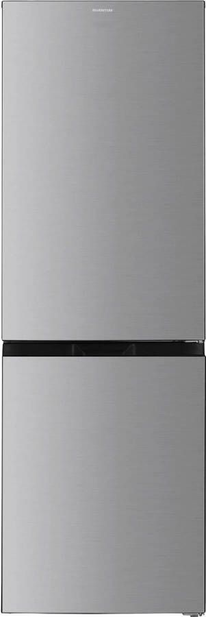 Inventum KV1840S No Frost energiezuinige koel-vriescombinatie 184 cm hoog 327 liter Superkoelen Supervriezen Energielabel C Vrijstaand RVS look