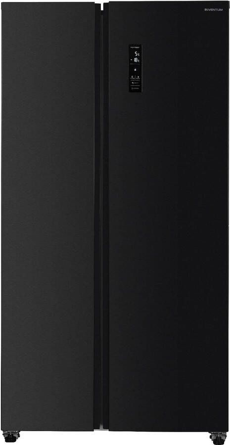 Inventum SKV0180B No Frost energiezuinige Amerikaanse koelkast 532 liter Digitaal display Superkoelen Supervriezen Deuralarm 2 deuren Zwart