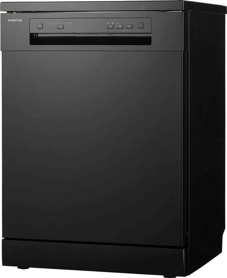 Inventum VVW6036AB vaatwasser 14 couverts Bestekmand 44 dB 7 programma s Deur opent automatisch Startuitstel Energielabel D Vrijstaand Zwart