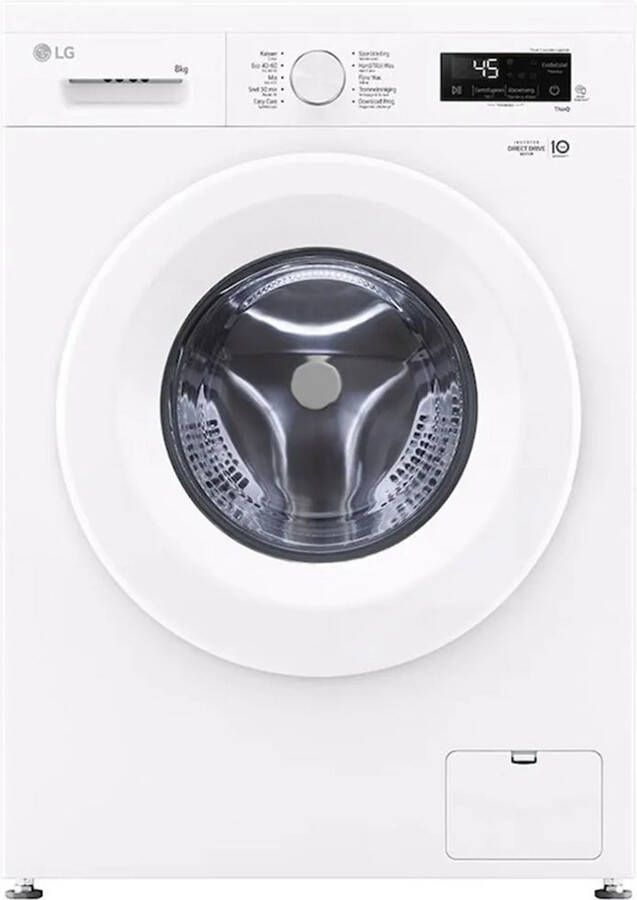LG F4X1008NWH wasmachine Voorbelading 8 kg 1400 RPM Wit - Foto 3