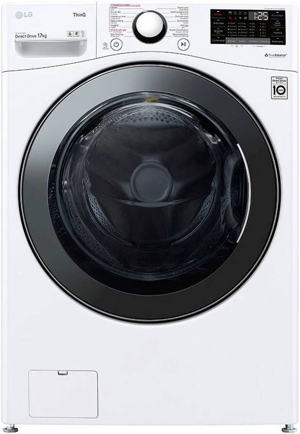LG LC1R7N2 wasmachine met TurboWash Enorme Inhoud van 17 KG Slimme AI DD motor herkent je kleding E Minder strijken door stoom