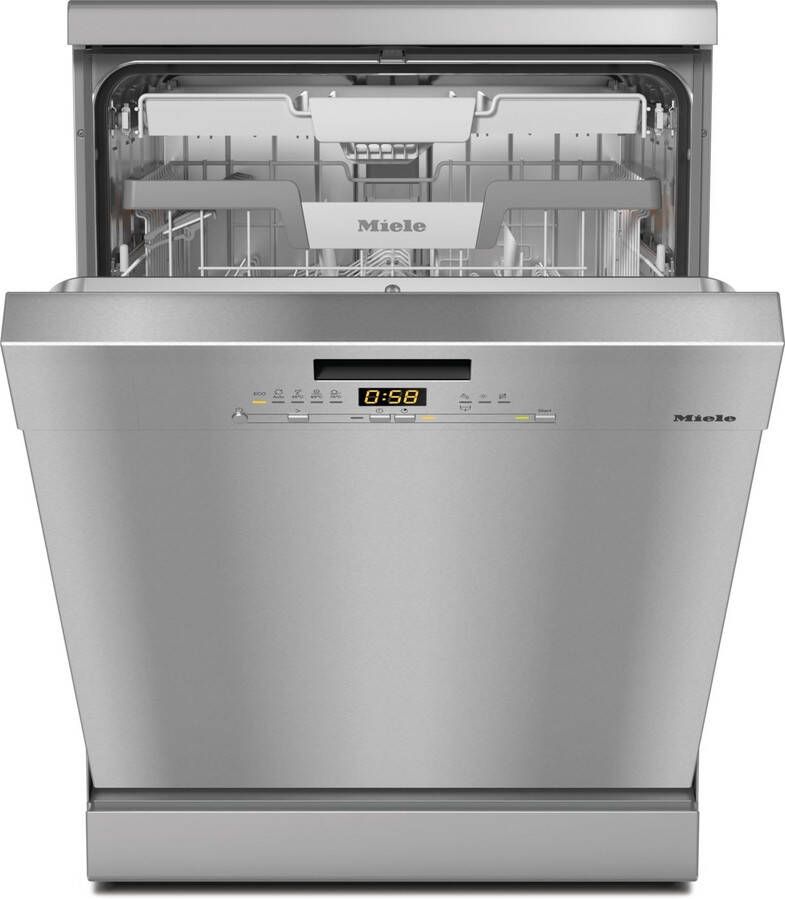 Miele G 5633 SC MER ED230 1 9 CS Front Excell Vrijstaande vaatwasser Grijs