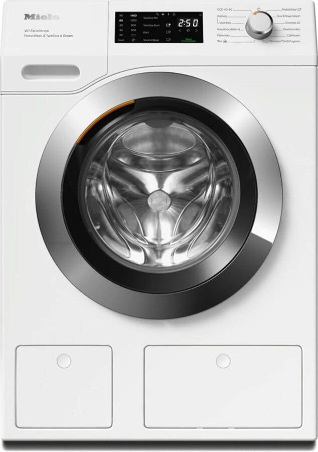 Miele WEG 895 WPS Excellence PowerWash & TwinDos & SteamCare Wasmachine Wit