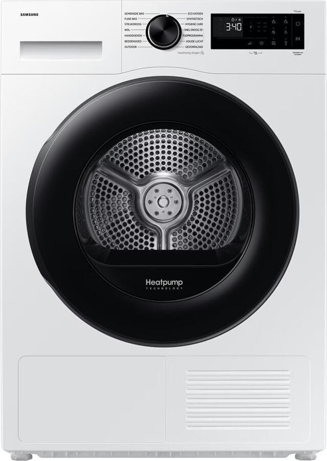 Samsung Droogkast DV9UDG52A0AEEN Optimal Dry + Quick Dry 5000-serie 9kg