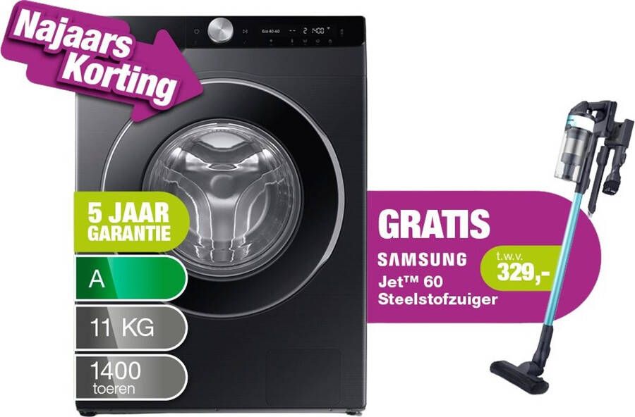 Samsung SuperSpeed 6000-serie WW11DG6B25LBU3 | Wasmachines | Huishouden&Woning Wassen&Drogen | 8806095539706