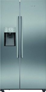 Siemens KA93DVIFP Amerikaanse koelkast Zilver