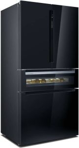 Siemens KF96RSBEA amerikaanse koelkast Vrijstaand 572 l E Zwart