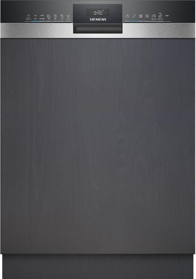Siemens SN53HS16AE iQ300 Vaatwasser Inbouwvaatwasser Half integreerbaar 60 cm Energielabel C varioSpeed Plus je vaat tot wel drie keer zo snel schoon Home Connect