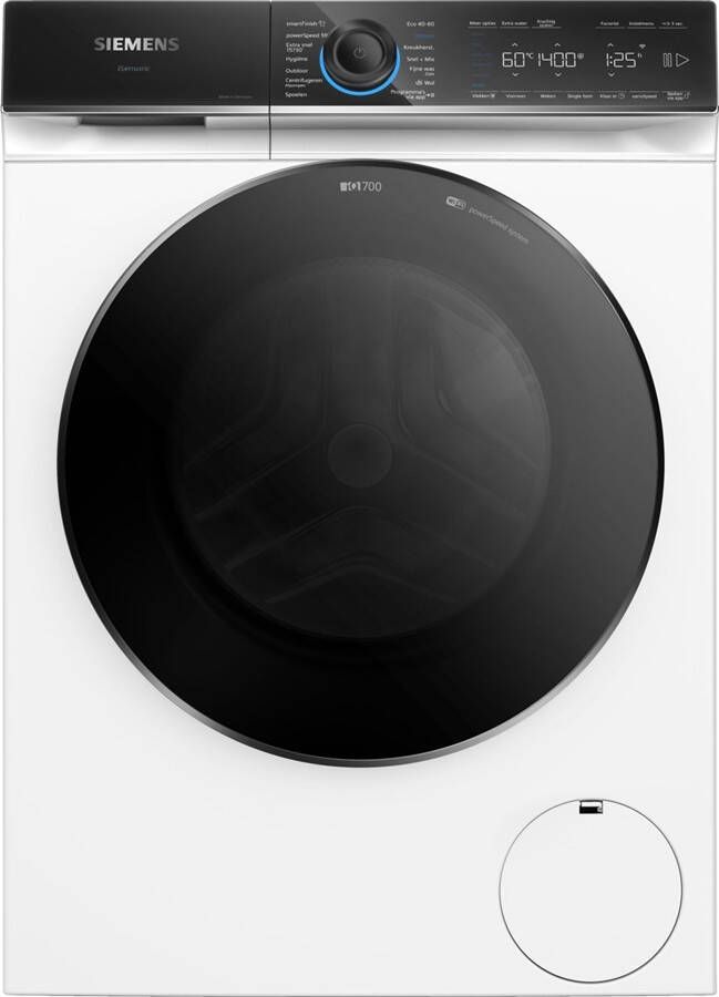 Siemens WG44B205NL iQ700 Wasmachine met stoom 1400 rpm 20% zuiniger dan energielabel A Zeer stil Home Connect