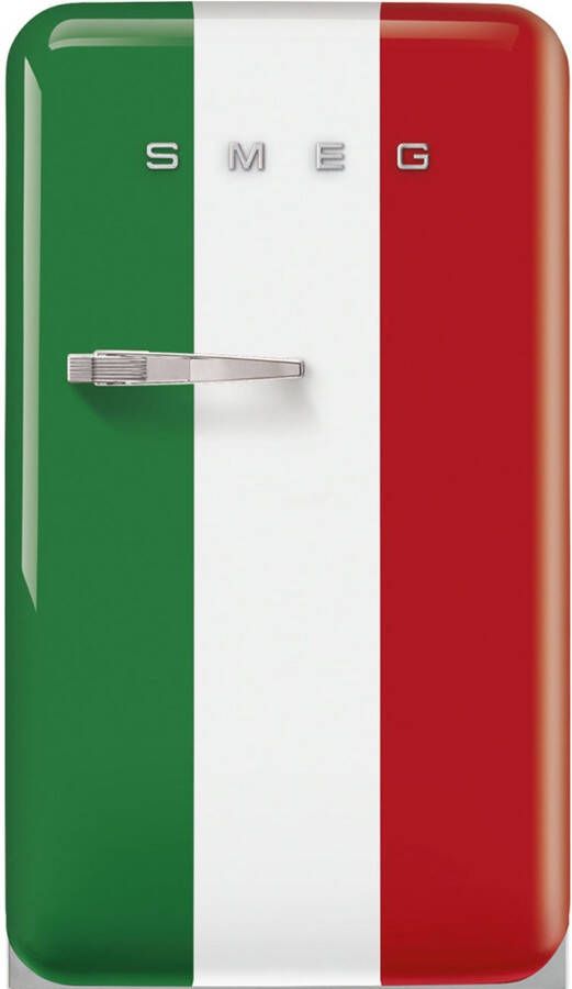 Smeg FAB10HRDIT5 italiaanse vlag Koelkast zonder vriesvak Wit