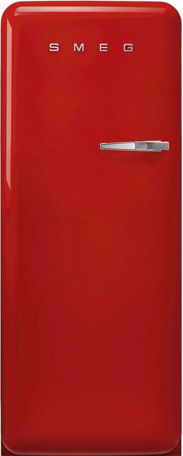 Smeg FAB28LRD5- Kastmodel koelkast scharnier links Rood