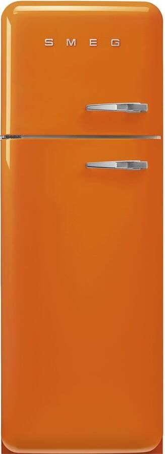 Smeg FAB30RWH6 Koel-vriescombinatie 50's Style Oranje