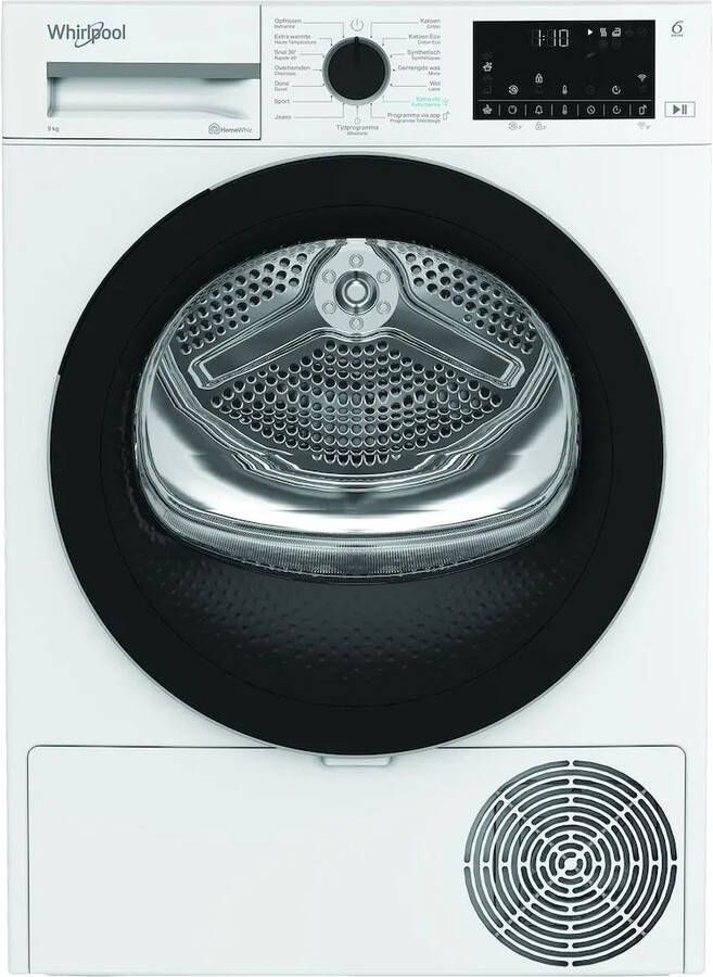 Whirlpool C WD 94M WBS BE Warmtepompdroger Wit