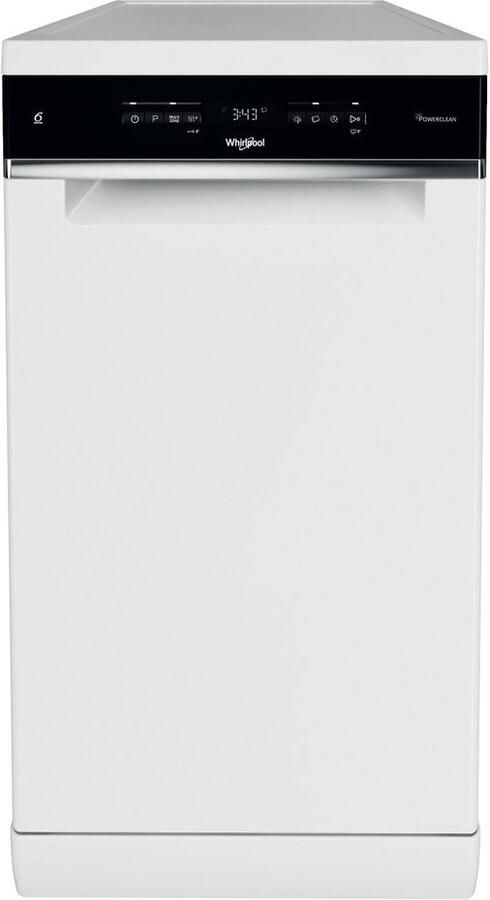 Whirlpool WH6FB10BS7A0W vaatwasser: kleur wit Slimline 45cm B klasse - Foto 2