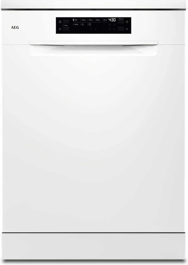 AEG GF6100C2SNW Vrijstaande vaatwasser Wit