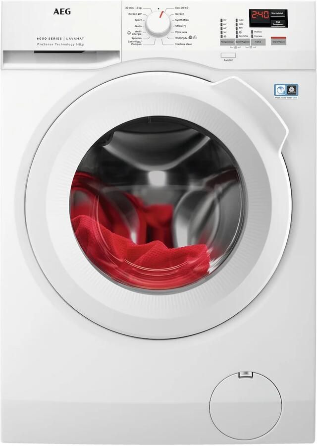 AEG LF6KIEL 6000 serie ProSense Wasmachine 8kg 1400 rpm