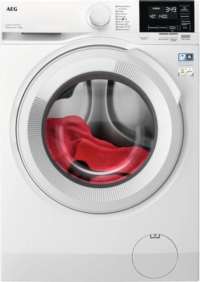 AEG 6000 serie ProSense Wasmachine voorlader 10 kg LR63142