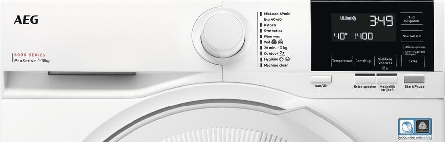 AEG 6000 serie ProSense Wasmachine voorlader 10 kg LR63142 - Foto 4