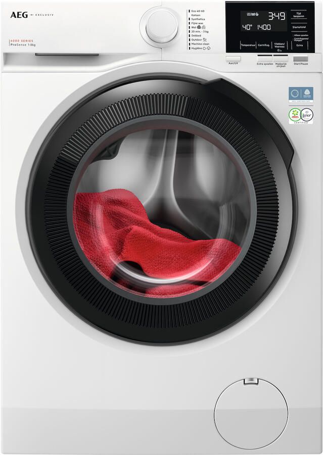 AEG LR6ALPHEN wasmachine 8 kg 1600 rpm AquaControl invertermotor Energiezuinig Prosense - Foto 1